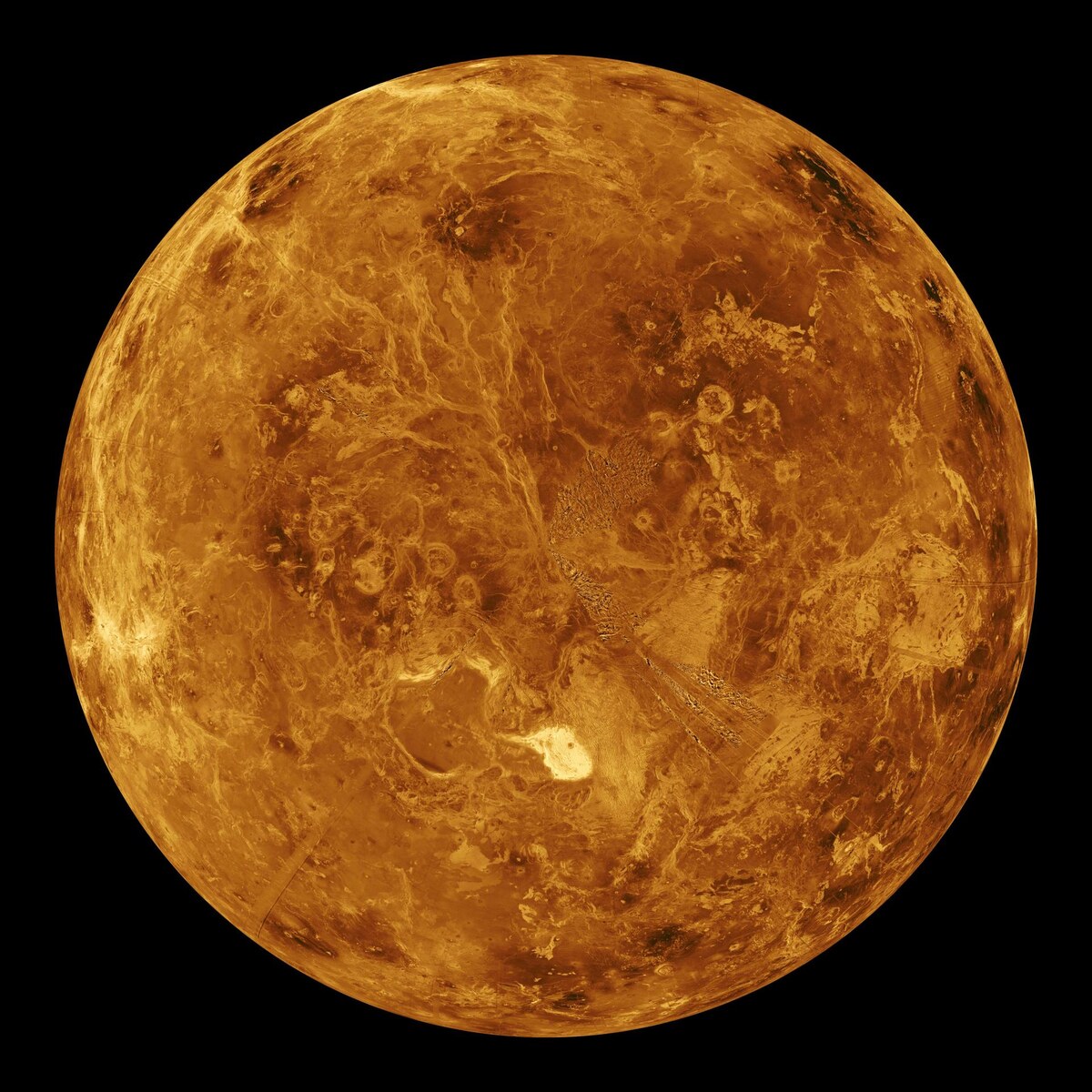 Photo of the planet Venus