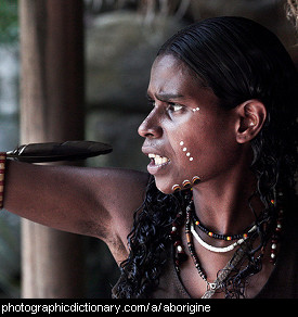 Photo of an Australian Aborigine