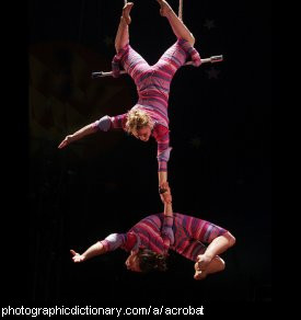 Photo of acrobats.