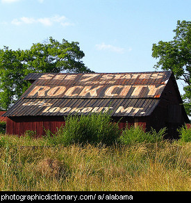 Photo of a barn in Rock City