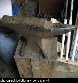 Photo of an anvil.