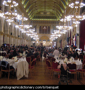 Photo of a banquet