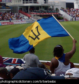 Photo of the Barbados flag