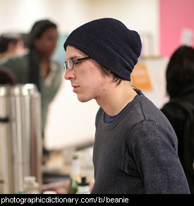 Photo of a young man in a beanie