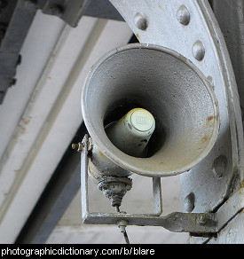 Photo of a loudspeaker
