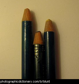 Photo of some blunt pencils.