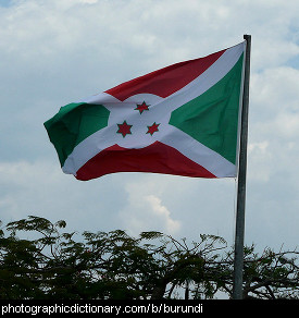 Photo of the Burundi flag