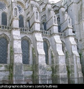 Photo of buttresses