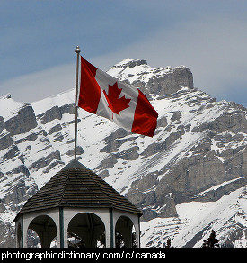 Photo of the Canadian flag