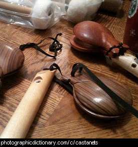 Photo of castanets