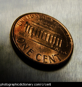 Photo of a one cent coin