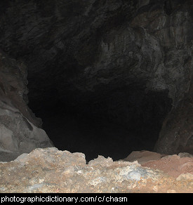 Photo of a chasm