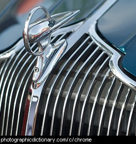 Photo of a chrome grille