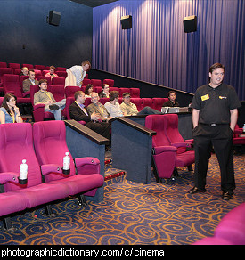 Photo of a cinema