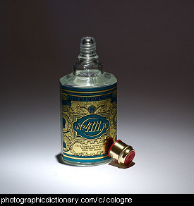 Photo of a bottle of cologne