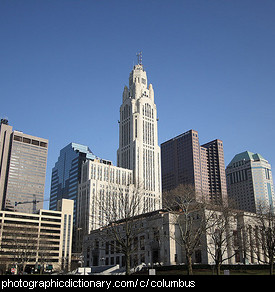 Photo of Columbus Ohio skyline