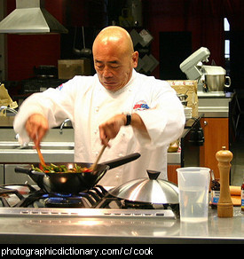 Photo of a cook