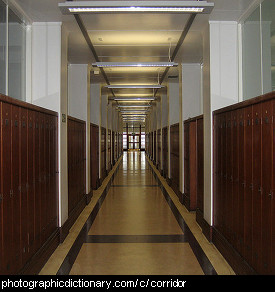 Photo of a corridor