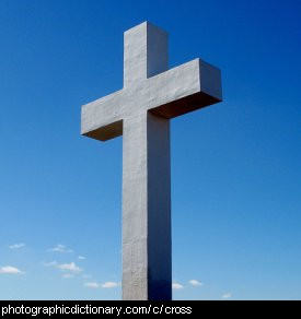 Photo of a cross.