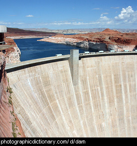 Photo of a dam