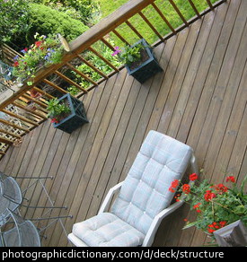 Photo of a deck