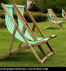 Photo of some deck chairs