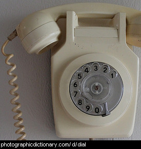 Photo of a phone dial