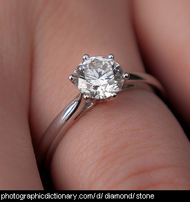 Photo of a diamond ring