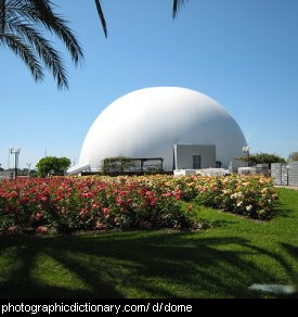 Photo of a white dome