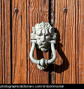Photo of a doorknocker