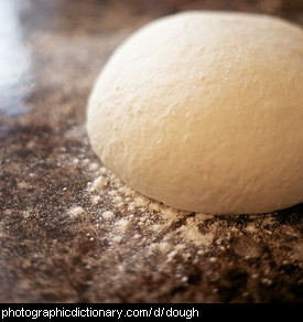 Photo of a ball of dough