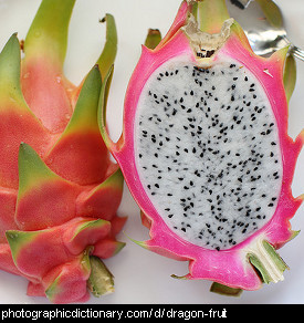 Photo of a dragon fruit