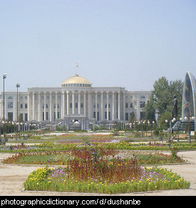 Photo of Dushanbe, Tajikistan.