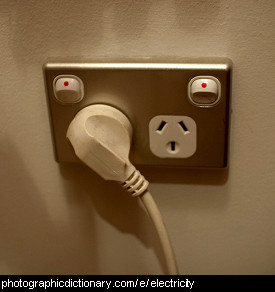 Photo of a power plug