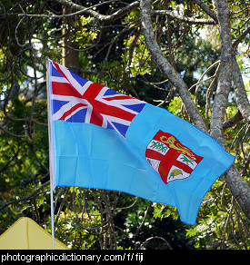 Photo of the Fijian flag