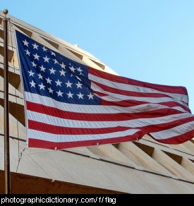 Photo of an American flag