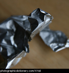 Photo of aluminum foil