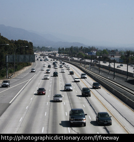 Photo of a freeway