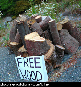 Photo of free wood