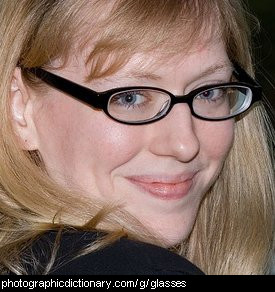 Photo of a woman wearing glasses.