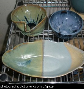 Photo of glazed pots