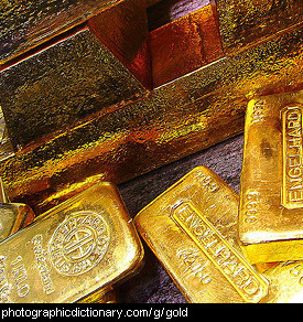 Photo of gold bars
