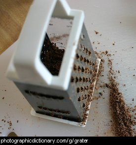 Photo of a grater