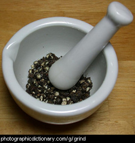 Photo of a mortar and pestle