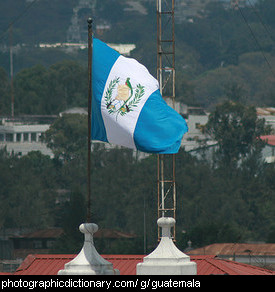 Photo of the Guatemala flag