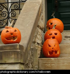 Photo of Halloween pumpkins