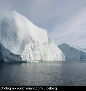 Photo of an iceberg