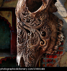 Photo of an intricate carving