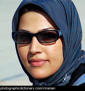 Photo of an Iranian woman