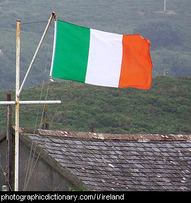 Photo of the Irish flag